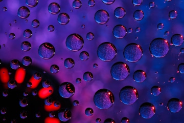 Water Droplets on Glass
