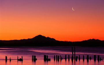 Winter Sunrise, Steveston, Canada